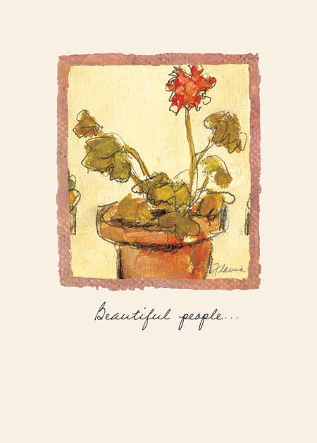 Beautiful People - a Flavia Weedn inspirational greeting card 0003-2113
