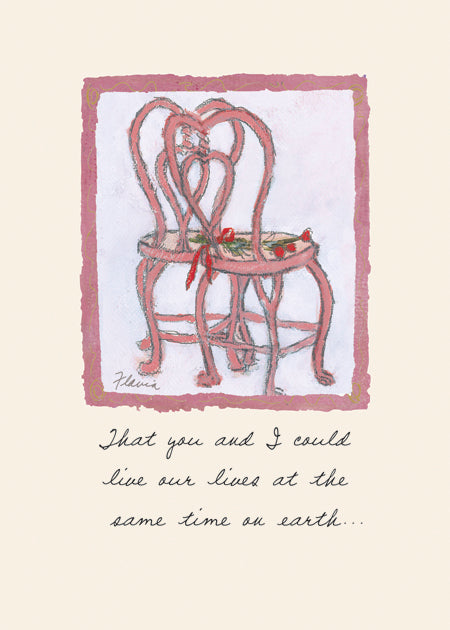 Love Chairs - a Flavia Weedn inspirational greeting card 0003-2124