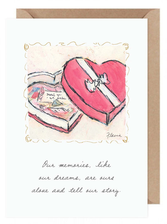 Our Memories - a Flavia Weedn inspirational greeting card  0003-2135