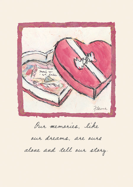Our Memories - a Flavia Weedn inspirational greeting card 0003-2135