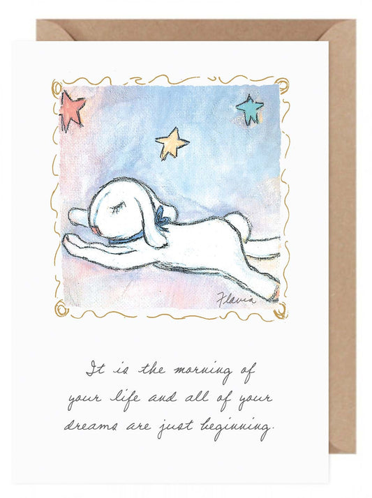 Dreams are Beginning - a Flavia Weedn inspirational greeting card  0003-2145