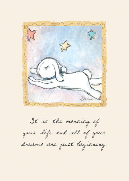 Dreams are Beginning - a Flavia Weedn inspirational greeting card 0003-2145
