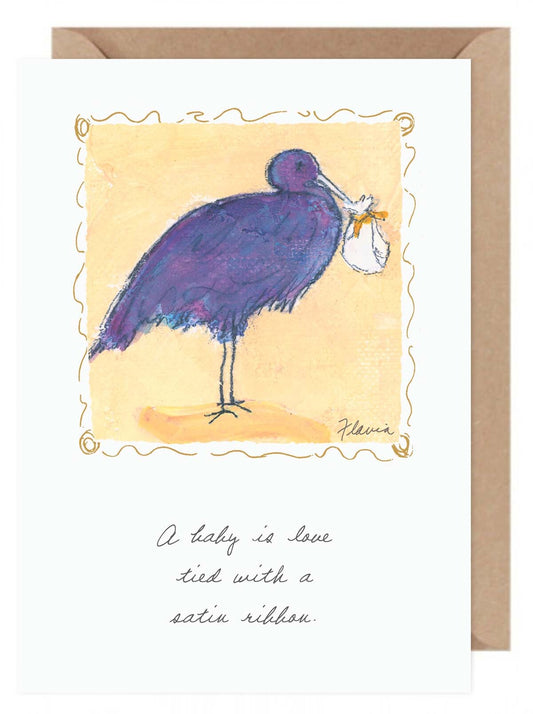 A Baby is Love - a Flavia Weedn inspirational greeting card 0003-2146
