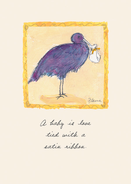 A Baby is Love - a Flavia Weedn inspirational greeting card 0003-2146