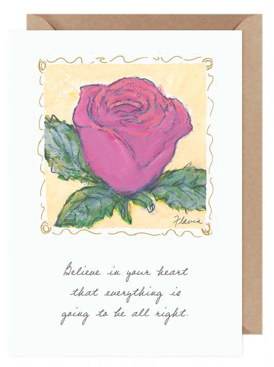 Everything will be Alright - a Flavia Weedn inspirational greeting card  0003-2152