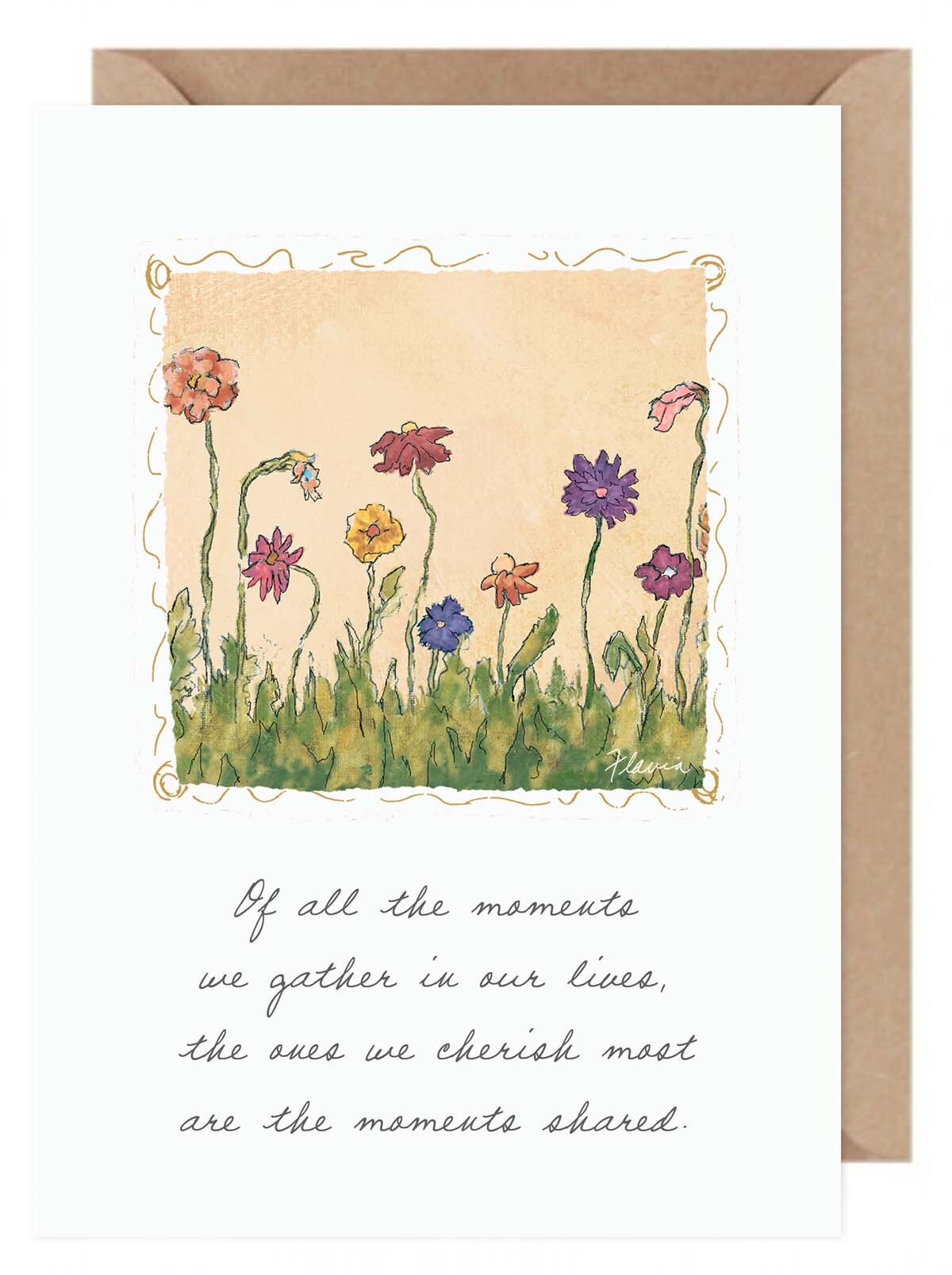 Shared Moments  - a Flavia Weedn inspirational greeting card  0003-2158