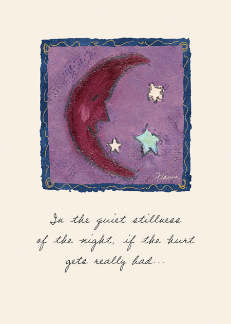 Purple Moon - a Flavia Weedn inspirational greeting card 0003-2164