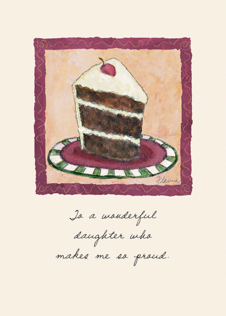 Chocolate Cake - a Flavia Weedn inspirational greeting card 0003-2174