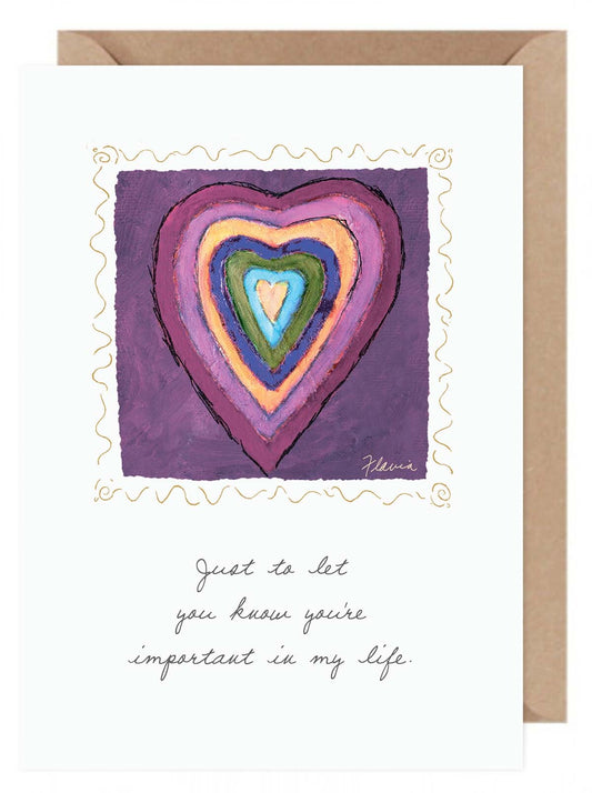 Your Importance in my Life  - a Flavia Weedn inspirational greeting card 0003-2180