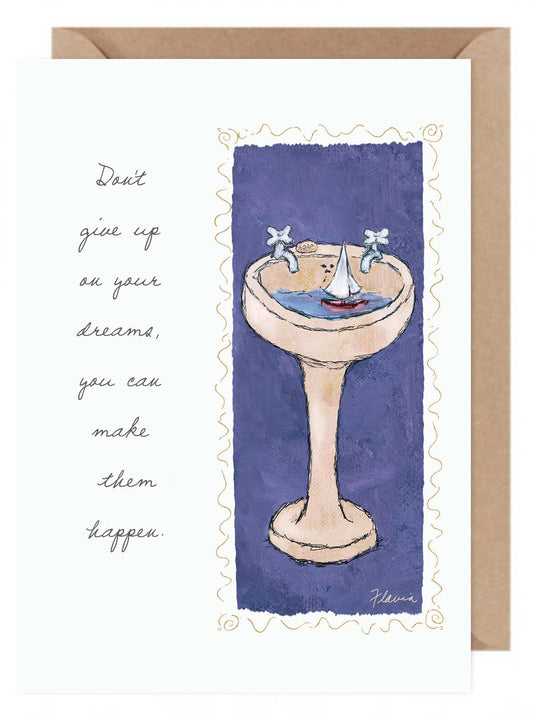 Don't Give Up  - a Flavia Weedn inspirational greeting card  0003-2181