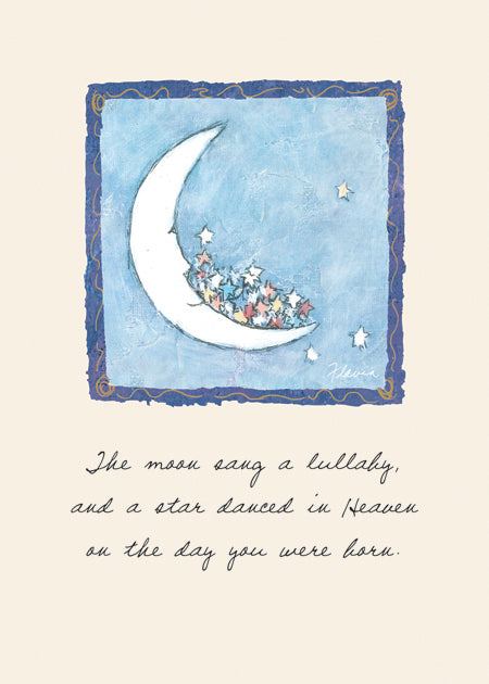 Moon Sang a Lullaby - a Flavia Weedn inspirational greeting card 0003-2183