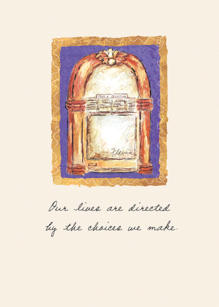 Jukebox - a Flavia Weedn inspirational greeting card 0003-2188