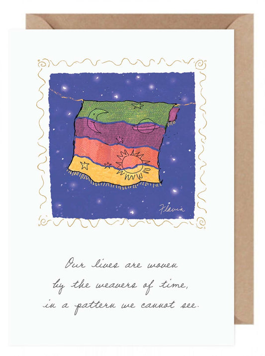 Weavers of Time- a Flavia Weedn inspirational greeting card  0003-2193