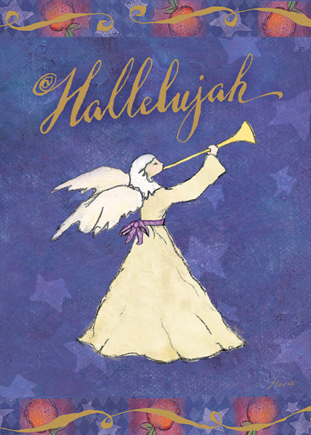 Hallelujah - Foil Stamped - a Bella Vista Flavia Weedn Christmas Card 0003-2198