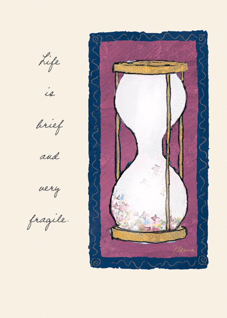 Hourglass - a Flavia Weedn inspirational greeting card 0003-2264