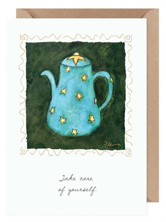 Star Teapot - a Flavia Weedn inspirational greeting card 0003-2273