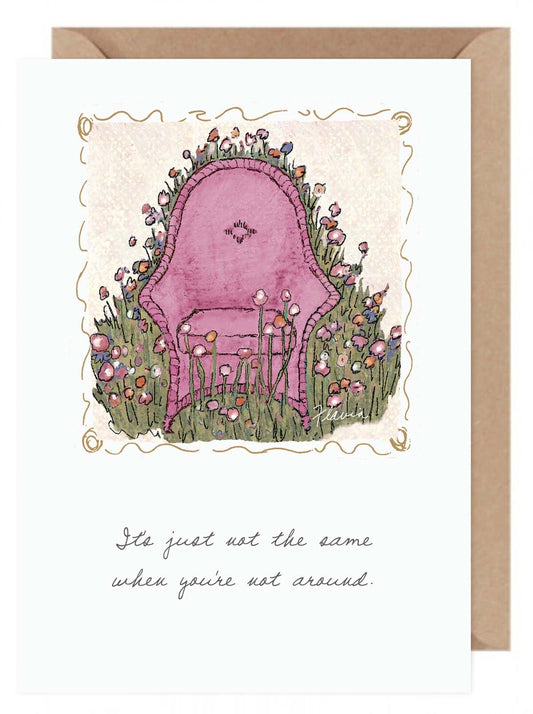 When You're Not Around - a Flavia Weedn inspirational greeting card 0003-2336