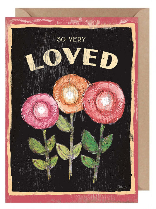 So Very Loved - a Flavia Weedn inspirational greeting card  0003-2508