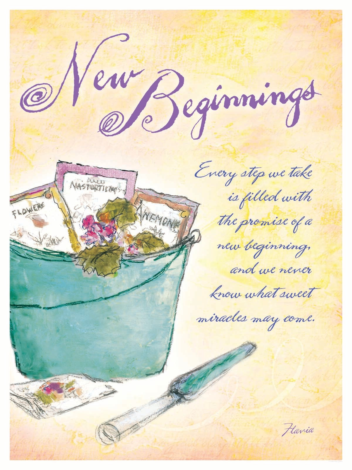 New Beginnings - by Flavia Weedn  0003-4427