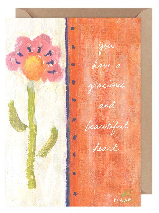Your Heart  - a Flavia Weedn inspirational greeting card  0101-0001