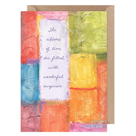 Ribbons of Time  - a Flavia Weedn inspirational greeting card  0101-0010