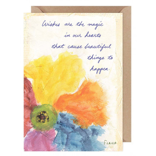 Wishes - a Flavia Weedn inspirational greeting card  0101-0012