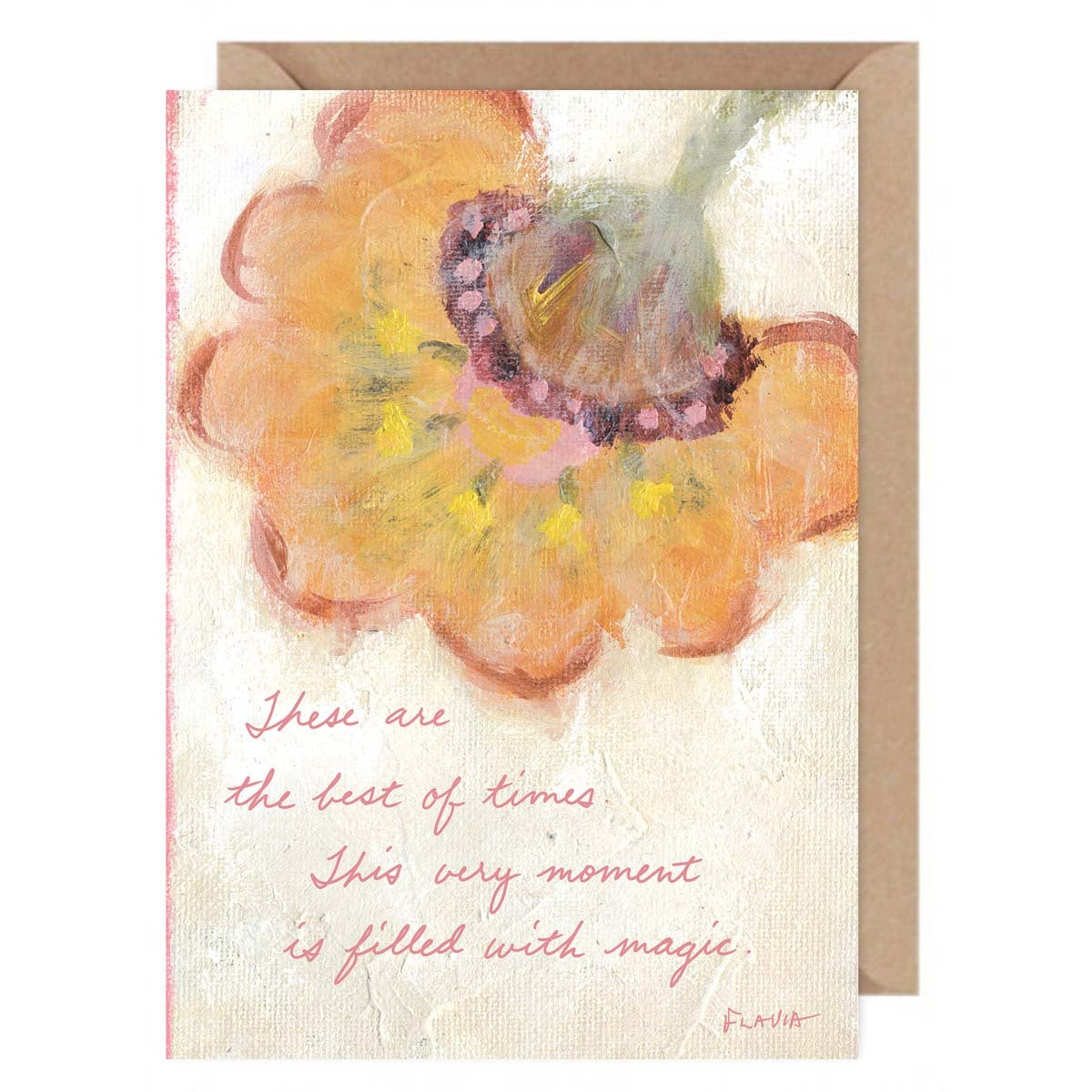 Best Times  - a Flavia Weedn inspirational greeting card  0101-0015