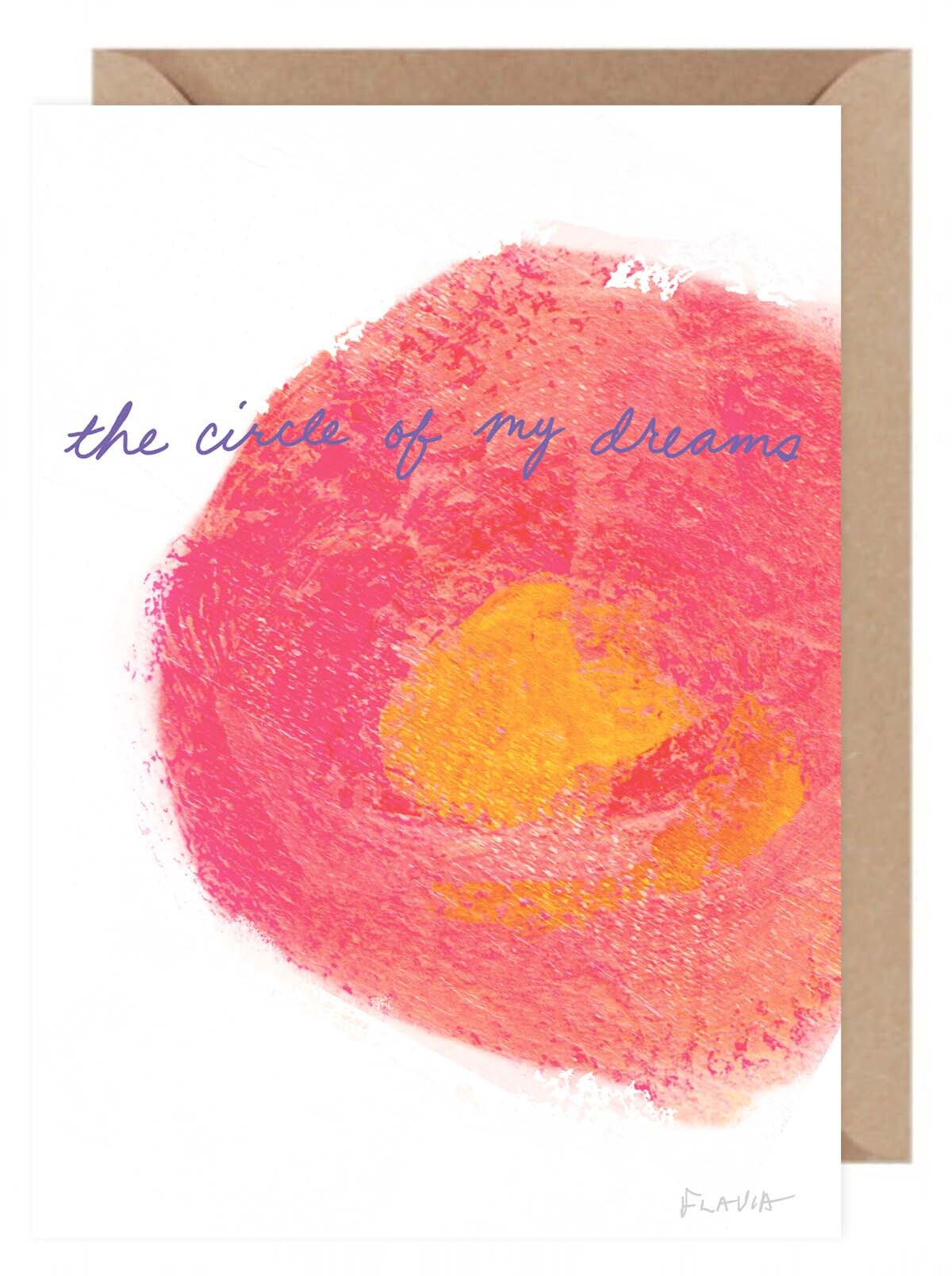 The Circle of My Dreams - a Flavia Weedn inspirational greeting card  0101-0018