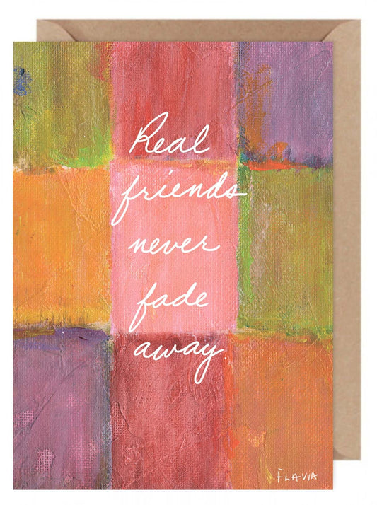 Real Friends - a Flavia Weedn inspirational greeting card  0101-0026