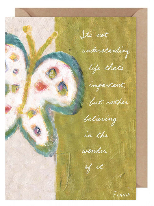 Understanding Life - a Flavia Weedn inspirational greeting card  0101-0031