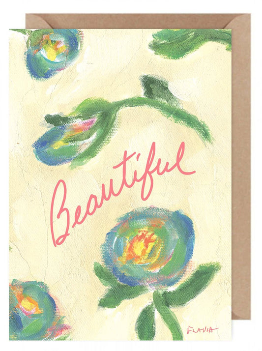 Beautiful - a Flavia Weedn inspirational greeting card 0101-0033