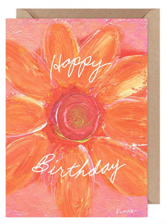 Happy Birthday - a Flavia Weedn inspirational greeting card  0101-0066
