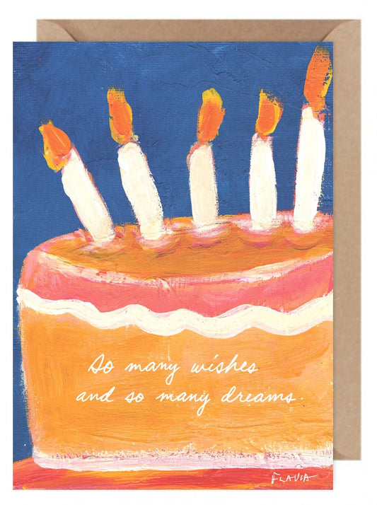 Birthday Cake - a Flavia Weedn inspirational greeting card  0101-0068