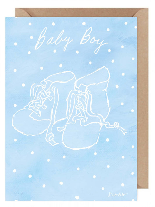 Baby Boy - a Flavia Weedn inspirational greeting card  0101-0070