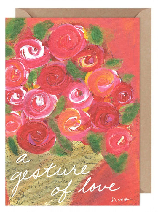 Bouquet  - a Flavia Weedn inspirational greeting card  0101-0100