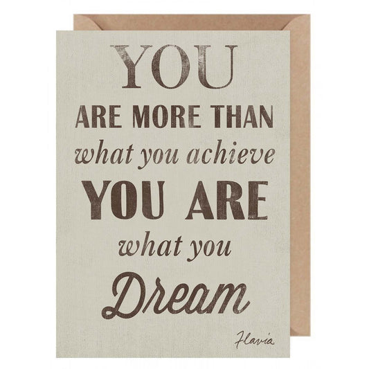 You Are What You Dream - a Flavia Weedn inspirational greeting card 0402-3989