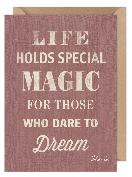 Life Holds Special Magic - a Flavia Weedn inspirational greeting card 0402-3999