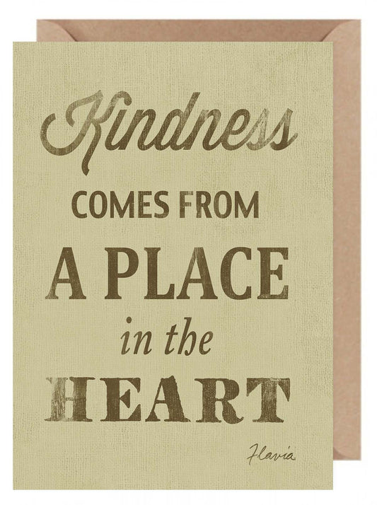 Kindness - a Flavia Weedn inspirational greeting card 0402-4004