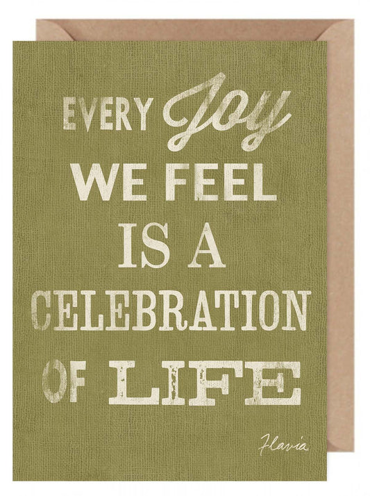 Every Joy - a Flavia Weedn inspirational greeting card 0402-4008