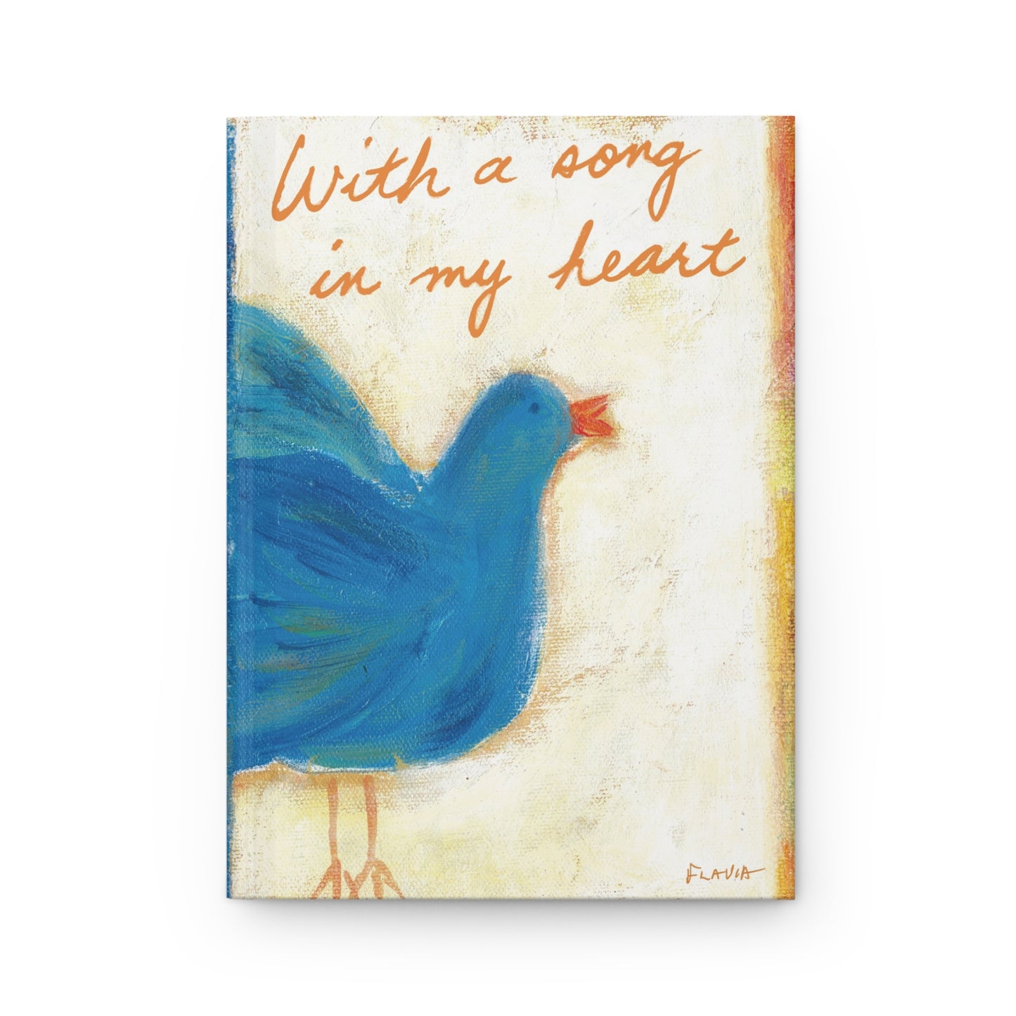 Flavia Hardcover Journal - With a Song in my Heart