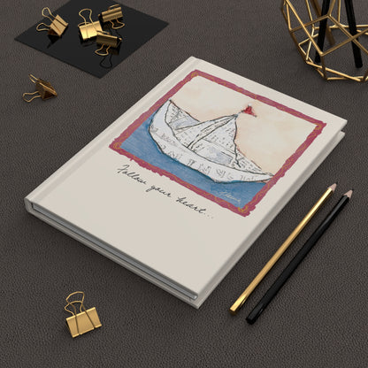 Flavia Classic Hardcover Journal - Follow your heart...