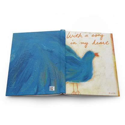Flavia Hardcover Journal - With a Song in my Heart