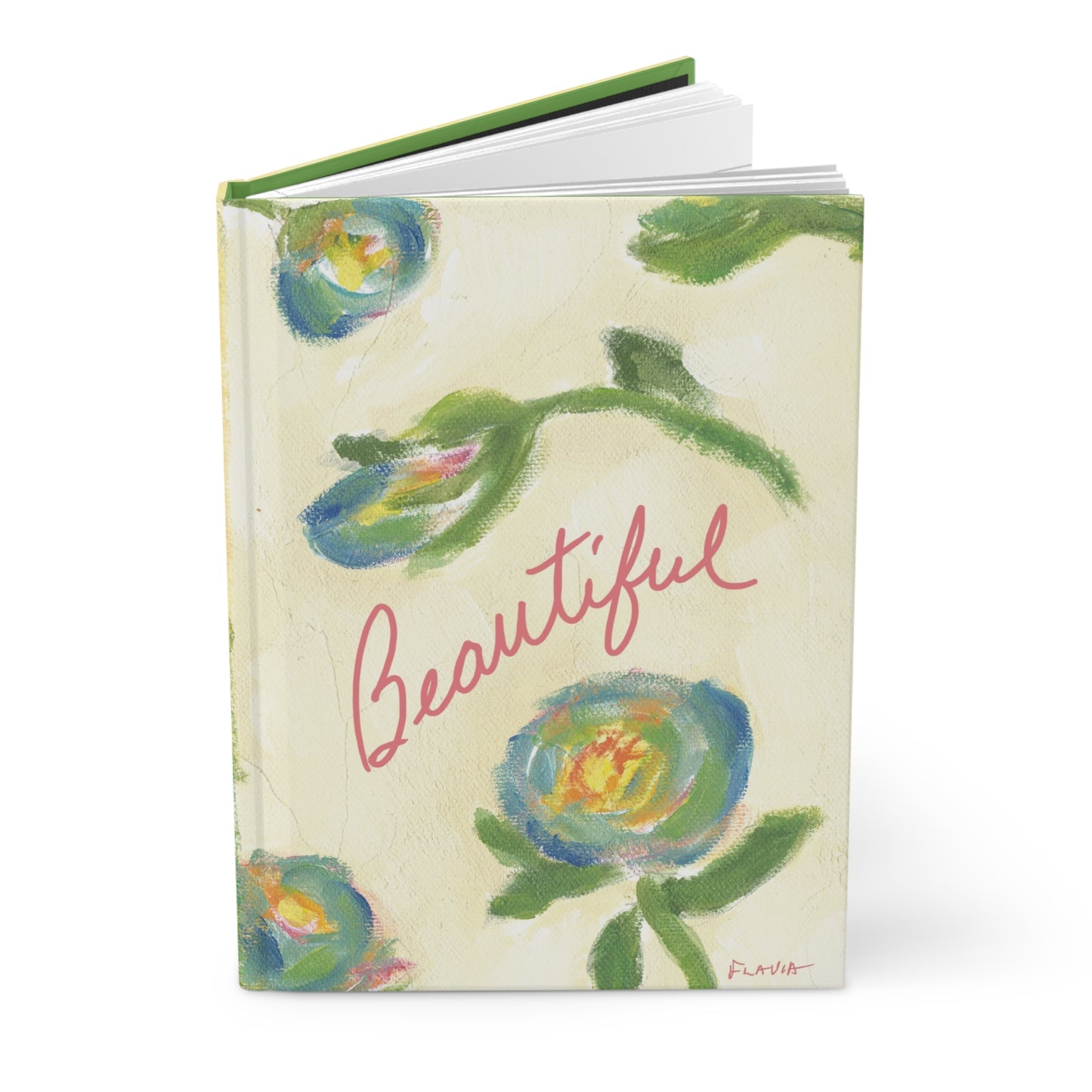 Flavia Hardcover Journal - Beautiful