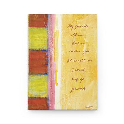 Flavia Tapestry Hardcover Journal - Could only go forward