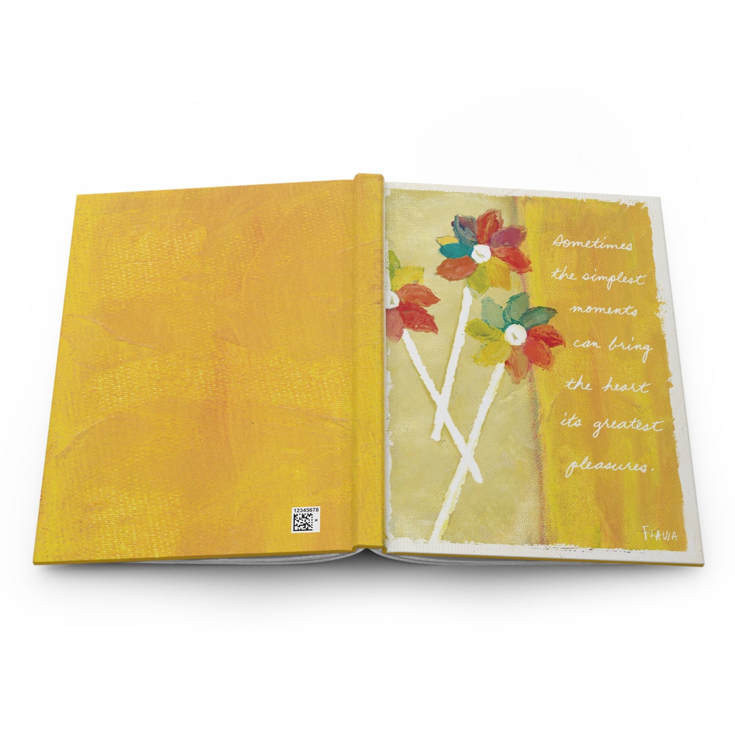 Flavia Hardcover Journal - The Simplest Moments