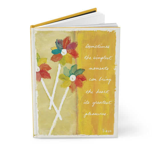 Flavia Hardcover Journal - The Simplest Moments