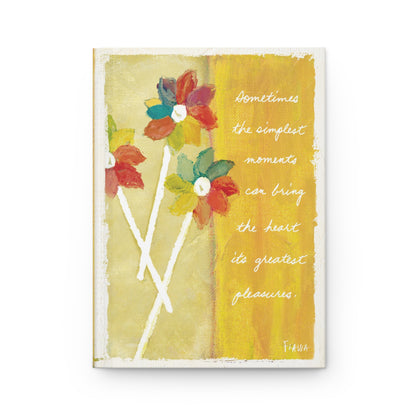 Flavia Hardcover Journal - The Simplest Moments