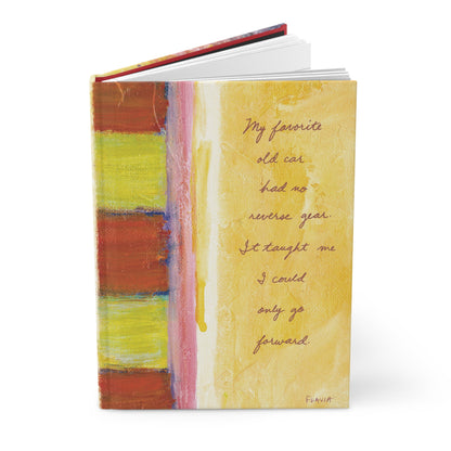Flavia Tapestry Hardcover Journal - Could only go forward