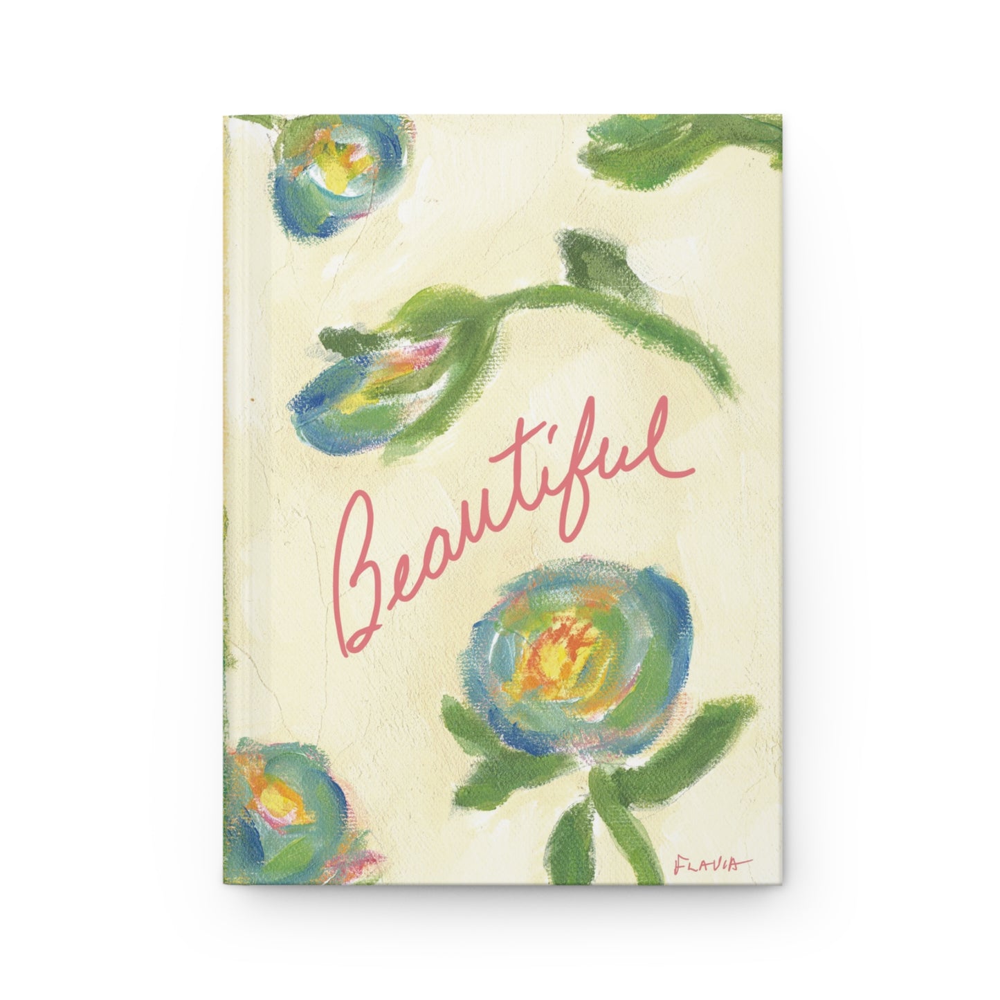Flavia Hardcover Journal - Beautiful