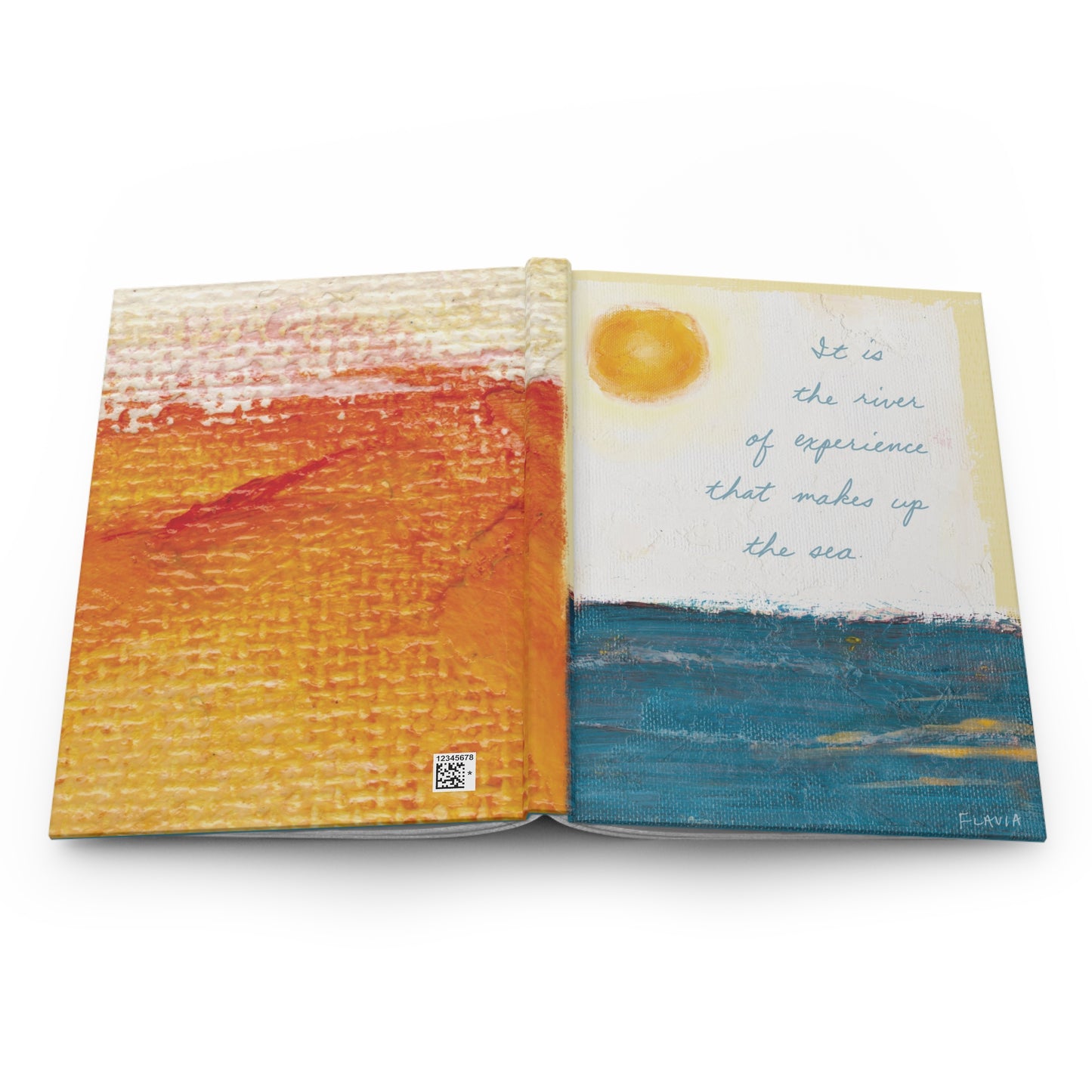Flavia Hardcover Journal - River of Experience